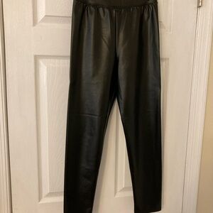 GAP Kids Black Faux Leather Pants